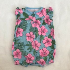 Carter’s Baby Girl Tropical Jumpsuit 6M